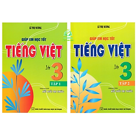 Sách - combo giúp em học tốt tiếng việt lớp 3 - tập 1 + 2 (dùng kèm sgk kết nối tri thức) (bộ 2 cuốn)