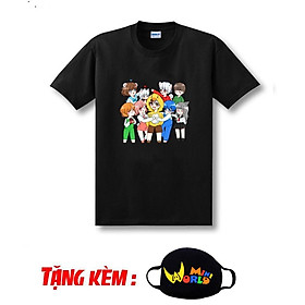 BST áo thun Hero Team V2 - Mini World mẫu mới đẹp kèm bịt mặt siêu ngầu bán chạy nhất