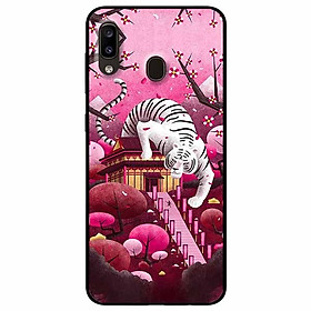 Ốp lưng dành cho Samsung M20 mẫu Thần Hổ Trắng