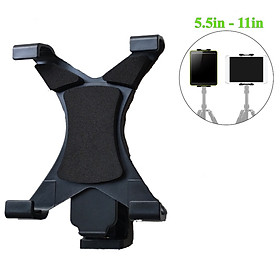 Mua Kẹp iPad máy tính bảng loại lớn trục xoay 360 độ  kẹp ipad gắn tripod xoay ngang dọc cho máy 8/10.2/10.9/11/12.9 inch