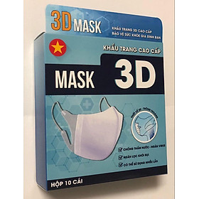 HỘP 10 KHẨU TRANG CAO CẤP 3D MASK