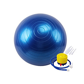 Bóng Tập Yoga 55cm Cao Cấp, Tặng Bơm bóng
