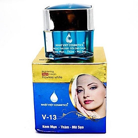 KEM NHẬT VIỆT COSMETICS NGỌC TRAI ĐEN SỮA ONG CHÚA MỤN, THÂM, MỜ SẸO  V13,