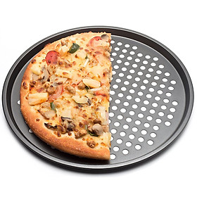 Mua Khay Pizza Đục Lỗ Chống Dính / Khuôn Nướng Pizza Kích Thước 24.5cm