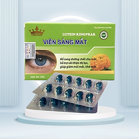Viên sáng mắt - Lutein Kingphar , hộp 30v, tăng cường thị lực