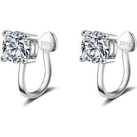 Bông tai kẹp vành nạm đá zircon BHBT273
