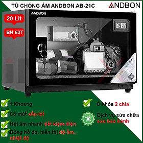 Tủ Chống Ẩm Andbon AB-21C 20 Lít - Hàng Chính Hãng