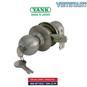 Mua Khóa tay nắm tròn Yank made in Japan inox 304 - khóa cửa kho  khóa cửa toilet  thóa thông phòng