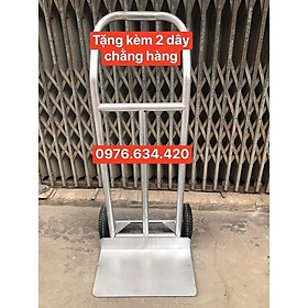 Xe đẩy hàng 2 bánh tải trọng 200kg siêu bền màu trắng