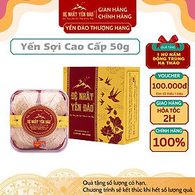 [BEST SALES] Yến Khánh Hòa - Yến Sợi Cao Cấp [Hộp 50g] - Đệ Nhất Yến Đảo - Bồi Bổ Sức Khỏe - Phục Hồi Chức Năng Phổi - Phụ Nử Sau Sinh - Đẹp Da - Chống Lão Hóa -Kéo Dài Thanh Xuân- Hỗ Trợ Điều Trị Ung Thư -Tăng Cường Sinh Lý -Trí Nhớ - Cải Thiện Giấc Ngủ