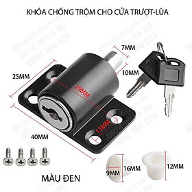 Mua Khóa chống trộm cho cửa trượt  cửa sổ - cửa đi J6202