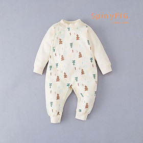 Quần áo sơ sinh 0-3 tuổi 100% COTTON HỮU CƠ TỰ NHIÊN không chất tẩy nhuộm bộ body thu đông cho bé siêu đáng yêu