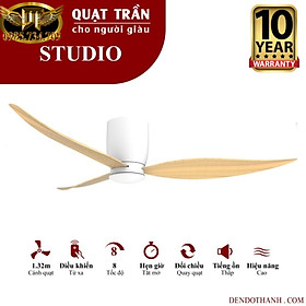 Mua Quạt trần MR VŨ studio quạt trần cho người giàu mẫu 3 cánh trần thấp cao cấp