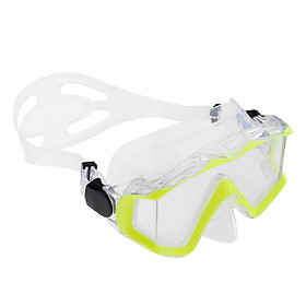 Snorkel Mask Snorkeling Scuba Dive Glasses Goggles Glasses for Adult Black/Blue/Yellow