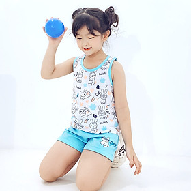 Bộ Thun Cotton Bé Gái từ 1-6 Tuổi MEEJENA Đồ Bộ Bé Gái 100% cotton 4C - 784