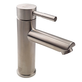 Vòi lavabo nóng lạnh Inox SUS 304 Eurolife EL-1202 (Trắng vàng)