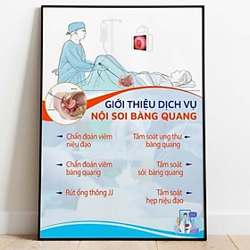 Hình ảnh (Tranh Khung) Tranh Giới Thiệu Dịch Vụ Nội Soi Bàng Quang