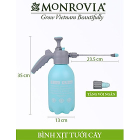 Mua Bình Xịt Tưới Cây MONROVIA 2 Lít Phun Sương Vòi Dài (Tặng Kèm Vòi Ngắn) Tiêu Chuẩn Châu Âu VTNN Nông Điền Trang
