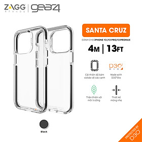 Ốp lưng chống sốc Gear4 D3O Santa Cruz 4m cho iPhone 13 series - Hàng chính hãng