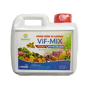 Bánh dầu thủy phân bón cây vi lượng VIF-MIX / Phân bánh dầu đậu phộng thủy phân (1 LÍT) - tốt cho mọi giai đoạn