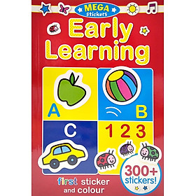 Hình ảnh sách Mega Stickers: Early Learning