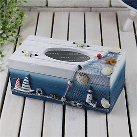 Mua Hộp giấy ăn gỗ Ocean Địa Trung Hải