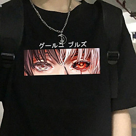 Áo thun Anime Punk Tokyo Ghoul Kaneki Ken mẫu mới cực HOT siêu chất unisex nam nữ