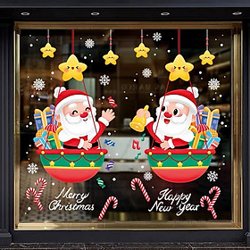 Mua Decal Dán Kính Trang Trí Noel Hít Tĩnh Điện ( ko cần keo ) AMJ951AB