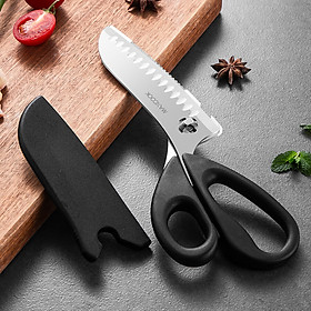 Kéo Nhà Bếp Maxcook Mcpj241 Đa Chức Năng Có Thể Tháo Rời Bền Chắc Mạnh Mẽ Cắt Mọi Loại Thực Phẩm