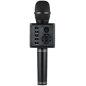 Micro Karaoke Cầm Tay Bluetooth Có Đèn LED Kết Nối Điện Thoại Di Động
