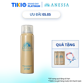 Kem chống nắng dạng xịt dưỡng da bảo vệ hoàn hảo Anessa Perfect UV Sunscreen Skincare Spray SPF 50+ PA++++ 60g