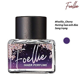 Nước hoa vùng kín Foellie Eau De Innerb Perfume - Cherry ( chai màu tím) khử mùI 5 ml