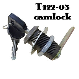 T122-02 Khóa tủ locker, cam lock 30mm T6 thích hợp cho tủ gỗ dày dưới 25mm