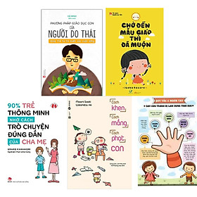 Download sách Combo Sách Nuôi Dạy Trẻ: Phương Pháp Giáo Dục Con Của Người Do Thái + Chờ Đến Mẫu Giáo Thì Đã Muộn +90% Trẻ Thông Minh Nhờ Cách Trò Chuyện Đúng Đắn Của Cha Mẹ + Cách Khen, Cách Mắng, Cách Phạt Con + Poster An Toàn(Tủ Sách Người Mẹ Tốt)