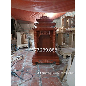 Mua bàn thờ thần tài gỗ thông 56cm
