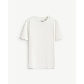 Áo thun tay ngắn nam nhãn trang trí giữa ngực Form Fitted - ROUTINE 10F25TSS002