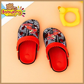 Mua Dép hình xe đua Aiueo Nhật Bản giày tập đi giày sandal giày nhựa được làm bằng 18 cái núm ty silicone cao cấp