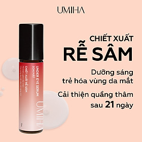 Son mắt giảm thâm UMIHA 10ml Chiết xuất Rễ Sâm giúp thúc đẩy sản sinh Collagen dưỡng sáng, giảm thâm vùng mắt