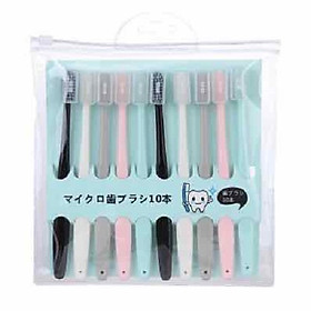 Mua Set 10 Bàn Chải Đánh Răng Xuất Nhật Dài 18cm