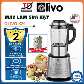 Mua Máy Làm Sữa Hạt OLIVO X20  12 Chức Năng Xay Nấu Đa Năng  1800W - 1 75Lit  Hàng Chính Hãng