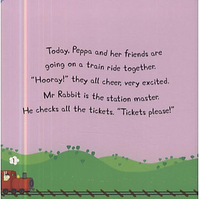 Hình ảnh sách Peppa Pig: Peppa and the Big Train: My First Storybook