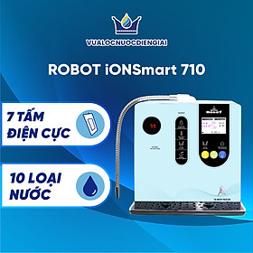 Máy Lọc Nước Điện Giải Ion Kiềm ROBOT IonSmart 710 Nóng Thông Minh - Hàng Chính Hãng