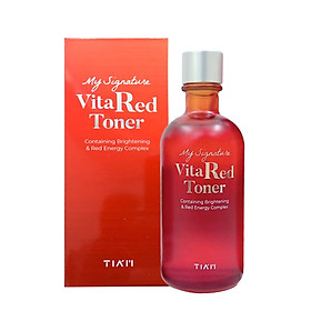 Nước Hoa Hồng Dưỡng Trắng, Se Khít Lỗ Chân Lông Tia'm My Signature Vita Red Toner 130ml