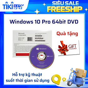 Hình ảnh Windows 10 Pro 64-bit Eng Intl 1pk DSP OEI DVD - Hàng Chính Hãng