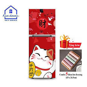 Mua Decal Dán Tủ Lạnh  Mèo Thần Tài Chống Nước  Siêu Bền  Màu Sắc Trẻ Trung  Cá Tính  Năng Động  Đủ Kích Thước Cho Tất Cả Các Loại Tủ Lạnh- Máy Giặt