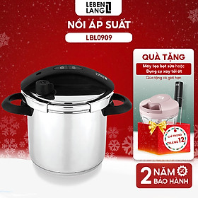 Mua Nồi áp suất LEBENLANG LBL0909  nấu được mọi loại bếp  dung tích 5 5 lít  chất liệu inox cao cấp – hàng chính hãng
