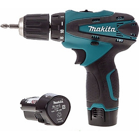 Máy Khoan Pin Cầm Tay Makita Df330Dwe Khoan Gỗ, Kim Loại, Vặn Vít.