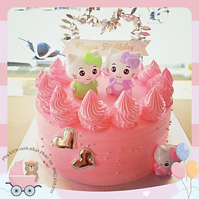 Mua Bộ 4 con mèo Hellokitty dễ thương trang trí bánh kem