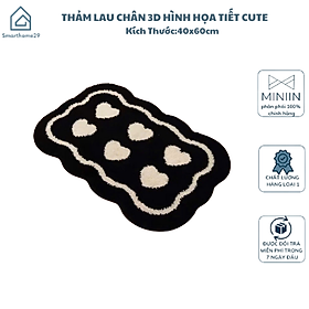 Mua Thảm Lau Chân 3D Hình Họa Tiết Cute  Chống Trơn Trượt  Siêu Thẩm Nước 40x60cm - HÀNG CHÍNH HÃNG MINIIN
