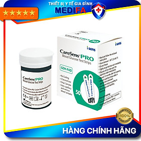 Que thử đường huyết CareSens Pro (lọ 50 que) - thương hiệu Hàn Quốc